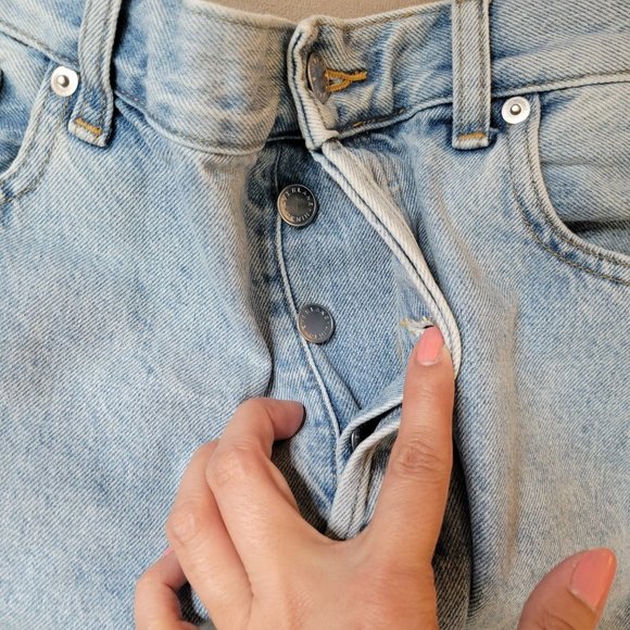 Everlane The Relaxed Straight Fit Organic Cotton Jeans -Size 30R - Picture 4 of 16